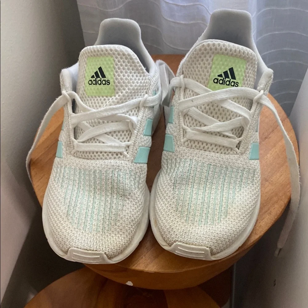 Adidas Swift 13K White and Aqua - Picture 4 of 6